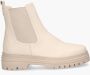 Gabor Enkellaarsjes Dames Chelsea Boots Nubuckleer Wit - Thumbnail 2