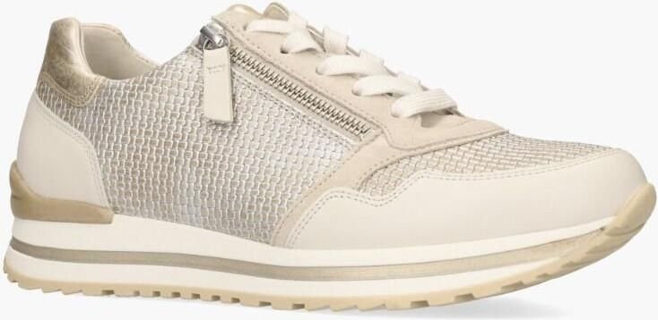 Gabor Sneakers met sleehak Turijn vrijetijdsschoen lage schoen veterschoen met mooie metallic details - Foto 7