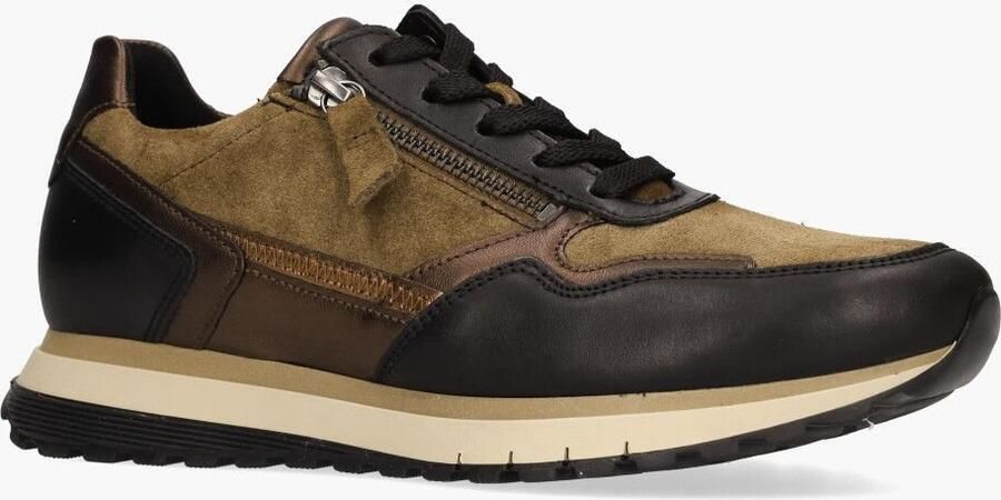 GABOR Lage Sneakers Dames 378 Maat: 44 Materiaal: Leer Kleur: Zwart - Foto 3