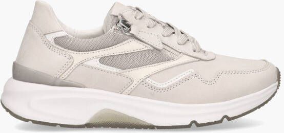 Gabor Rollingsoft Sneakers met sleehak met gepolsterde schaprand vrijetijdsschoen halve schoen veterschoen