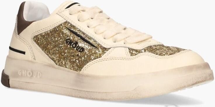 GHOUD Lage Sneakers Dames Glitter Low Sneaker Maat: 40 Materiaal: Leer Kleur: Goud - Foto 5