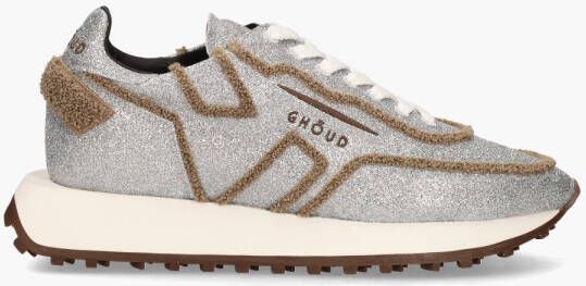 Ghoud Rush One Low Glitter Zilver Bruin