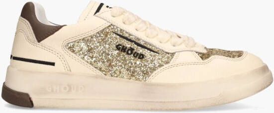 GHOUD Lage Sneakers Dames Glitter Low Sneaker Maat: 39 Materiaal: Leer Kleur: Goud - Foto 3
