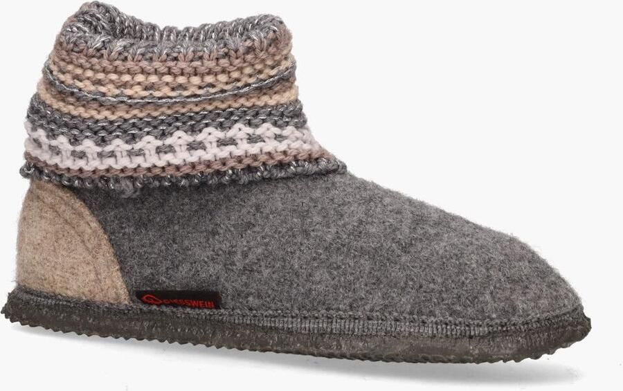 Giesswein Sloffen Vrouwen grijs beige wit - Foto 4