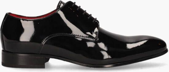Giorgio Penny loafer van leer met lakfinish