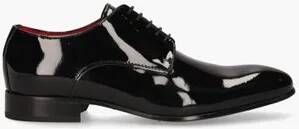 Giorgio Penny loafer van leer met lakfinish