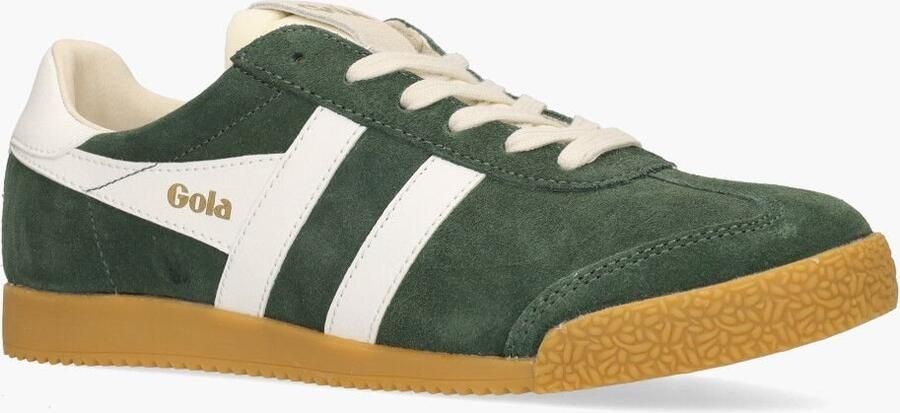 Gola Elan suède sneakers groen wit - Foto 4