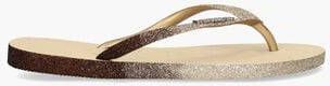 HAVAIANAS Teenslippers Dames Slim Sparkle Ii Maat: 41 Materiaal: Rubber Kleur: Beige - Foto 11