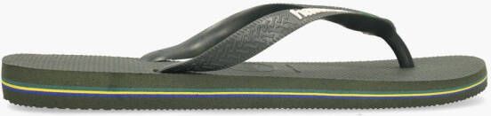 Havaianas Brasil Logo Donkergroen