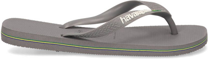 Havaianas Brasil Logo Grijs