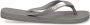 Havaianas Brasil Logo Unisex Slippers Steel Grey Steel Grey - Thumbnail 4