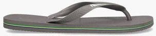 HAVAIANAS Teenslippers Brasil Logo Maat: 37 38 Materiaal: Rubber Kleur: Grijs - Foto 8