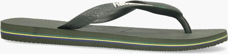 HAVAIANAS Teenslippers Brasil Logo Maat: 41 42 Materiaal: Rubber Kleur: Groen - Foto 8