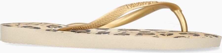HAVAIANAS Teenslippers Dames Slim Animals Maat: 41 42 Materiaal: Rubber Kleur: Beige - Foto 5