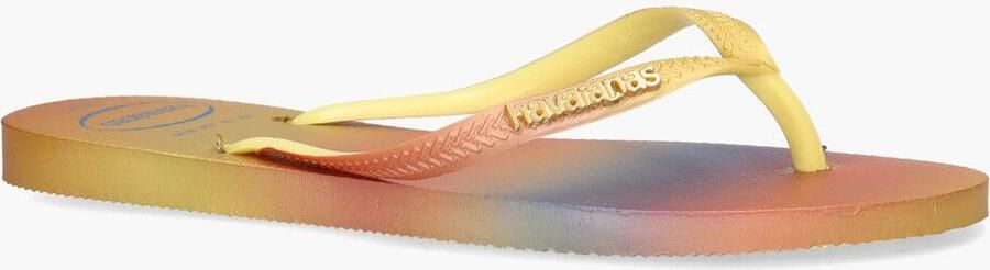 Havaianas Teenslippers SLIM GRADIENT SUNSET zomerschoen slippers poolslides met zomerse kleurverloop - Foto 5