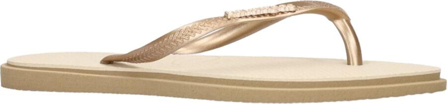 HAVAIANAS Teenslippers Dames Slim Point Maat: 37 38 Materiaal: Rubber Kleur: Beige - Foto 6