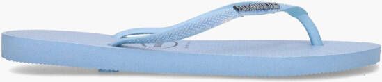 Havaianas Slim Glitter Iridescent Lichtblauw