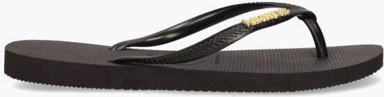 Havaianas Slim Logo Metallic Zwart