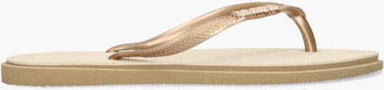 HAVAIANAS Teenslippers Dames Slim Point Maat: 37 38 Materiaal: Rubber Kleur: Beige - Foto 6