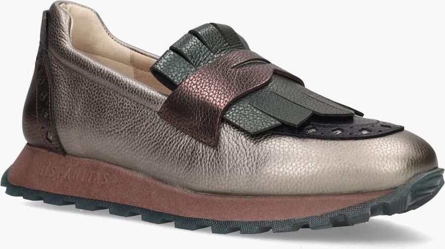 HISPANITAS Instappers Dames Chi243509 Met Maat: 37 Materiaal: Leer Kleur: Zilver - Foto 4