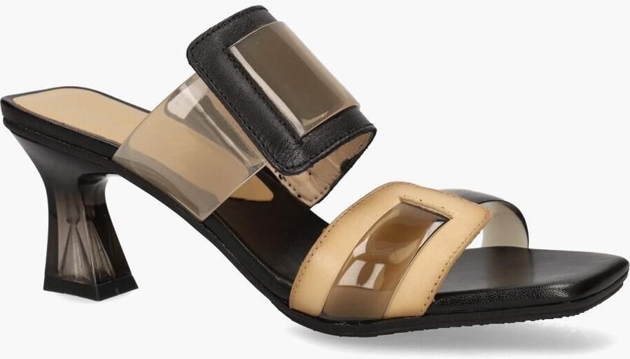 Hispanitas Stijlvolle T-Strap Hoge Hak Sandalen Zwart Dames - Foto 4