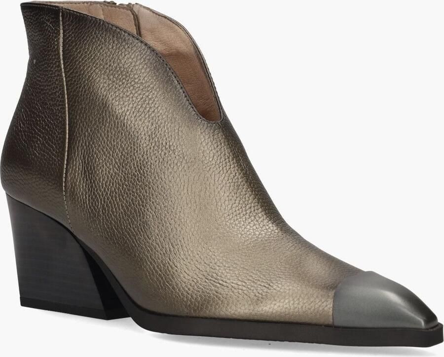 HISPANITAS Enkellaarsjes Dames Hi243596 Met Maat: 41 Materiaal: Leer Kleur: Brons - Foto 2