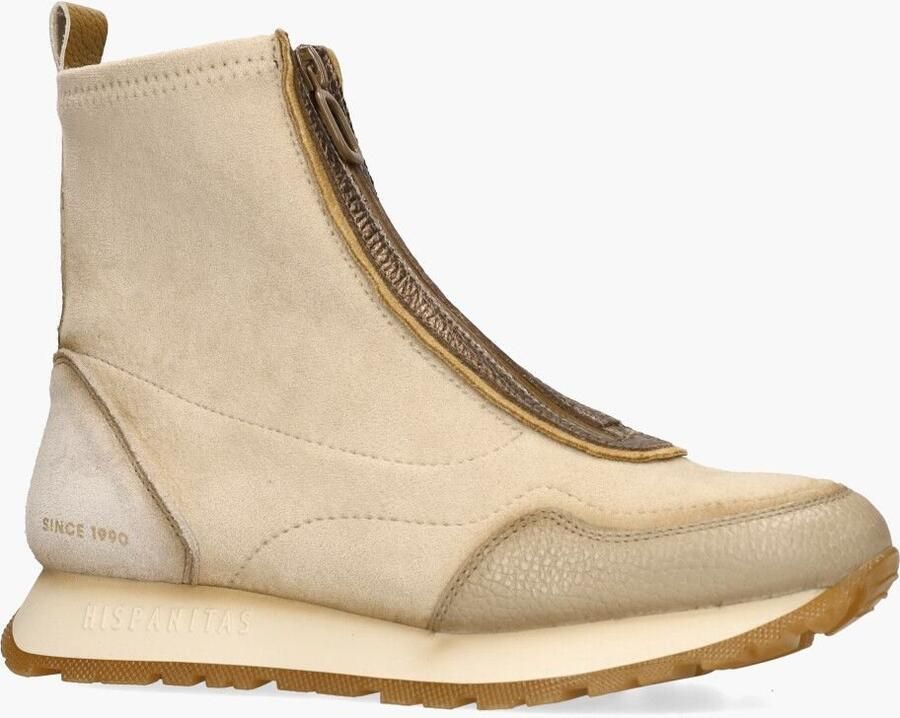 HISPANITAS Lage Sneakers Dames Hi254209 Maat: 42 Materiaal: Leer Kleur: Beige - Foto 15