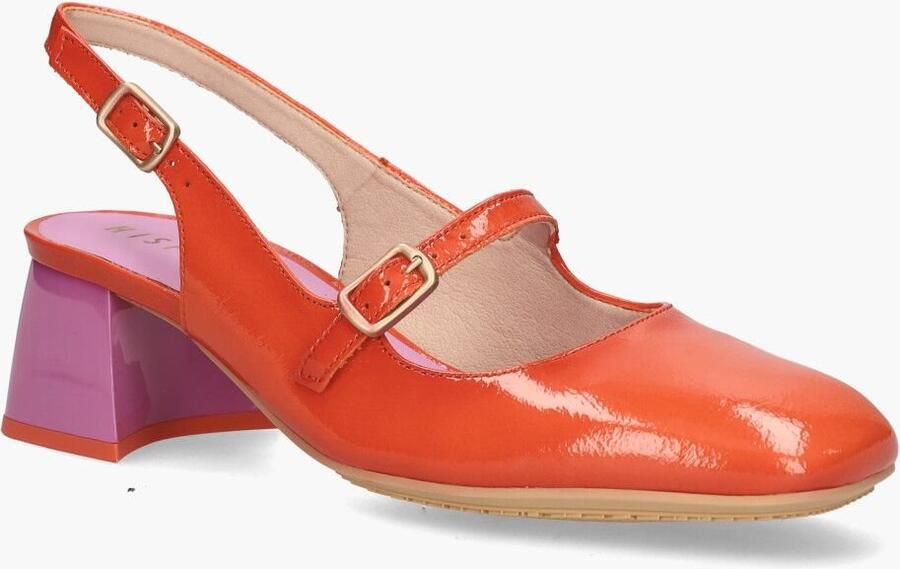 Hispanitas Mary Jane Slingback Schoenen Red Dames - Foto 3