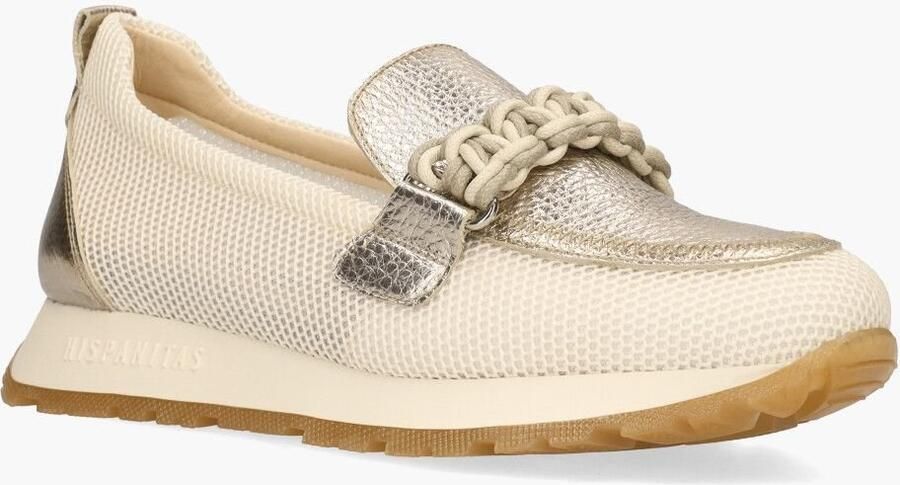 HISPANITAS Lage Sneakers Dames Hv253948 Maat: 40 Materiaal: Nylon Kleur: Goud - Foto 3