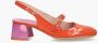 Hispanitas Mary Jane Slingback Schoenen Red Dames - Thumbnail 10