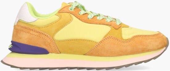 THE HOFF BRAND Lage Sneakers Dames Nairobi Textiel Geel
