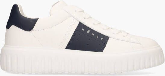 Hogan H-Stripes Wit Donkerblauw