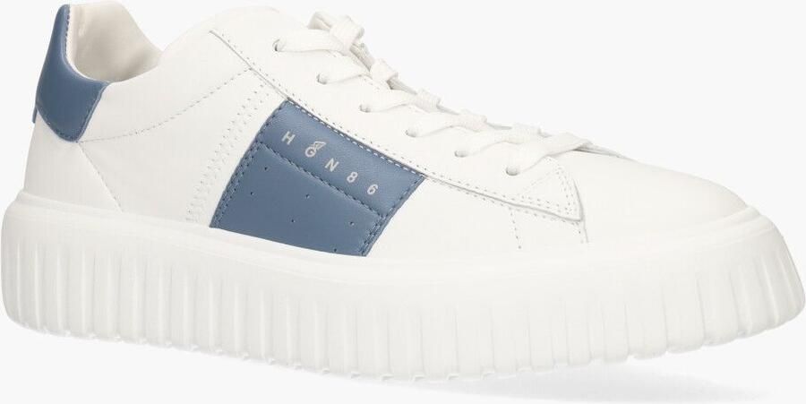 Hogan H-Stripes Wit Lichtblauw - Foto 2