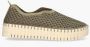 ILSE JACOBSEN Instappers Dames Tulip3373 Maat: 39 Materiaal: Textiel Kleur: Groen - Thumbnail 3