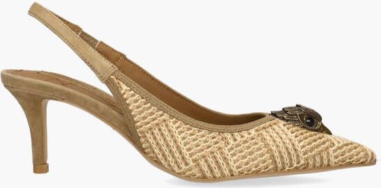 Kurt Geiger Belgravia Sling Back Heel Beige Taupe