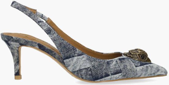 Kurt Geiger Belgravia Sling Back Heel Jeansblauw