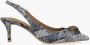 Kurt Geiger Belgravia Sling Back Heel Jeansblauw - Thumbnail 1