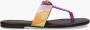 Kurt Geiger Kensington slipper van kalfsleer met metallic finish - Thumbnail 1
