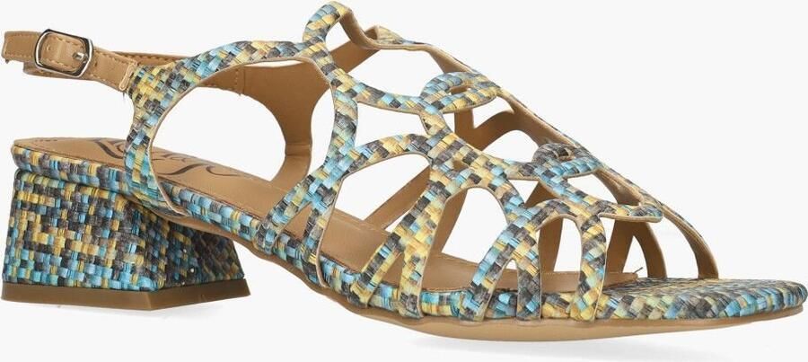 Lisa&Jo Kashion Wanita Blauw Geel - Foto 2