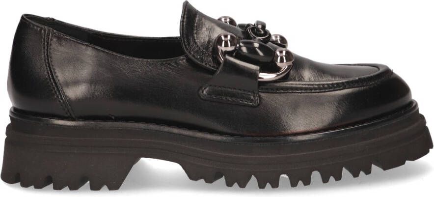 Maripe Uma leren loafers zwart - Foto 3