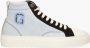 Mason Garments Heren Astro Hi Classico Sneakers Blauw - Thumbnail 1