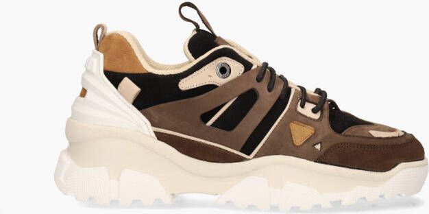 Mason Garments Genova sneaker van suède met nubuck details - Foto 4