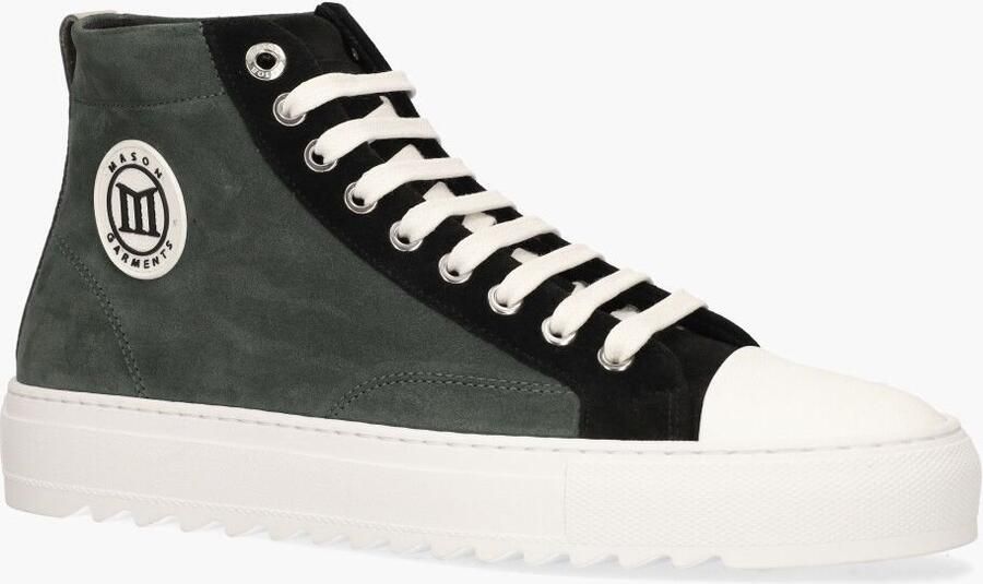 Mason Garments Astro Hi Stampato Sneakers Groen Black Heren - Foto 3