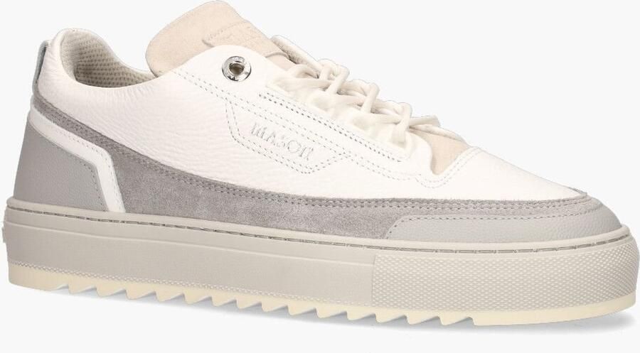 Mason Garments Firenze Tricolore sneakers grijs Ss23-59A Grijs Heren - Foto 4