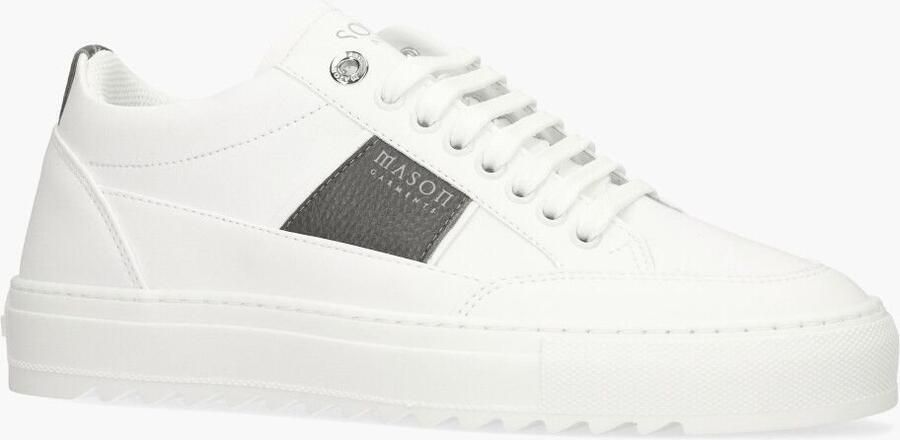 Mason Garments Lage Sneakers Heren Tia Sport Maat: 42 Materiaal: Leer Kleur: Wit - Foto 2