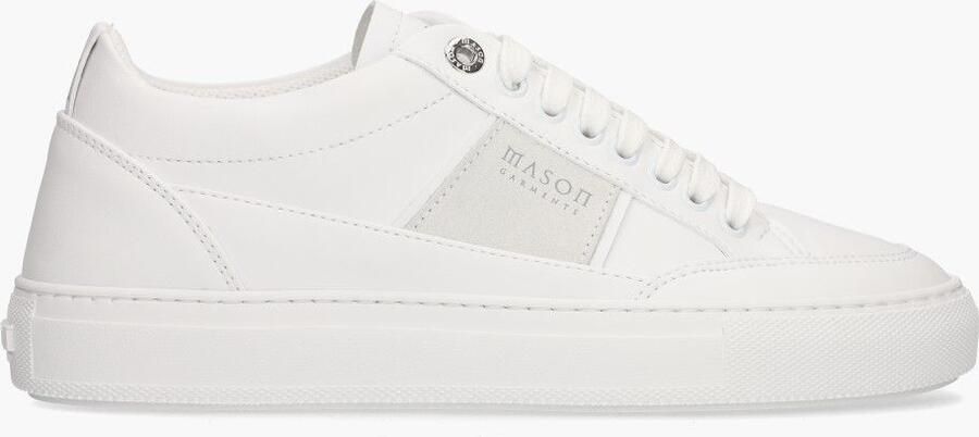 Mason Garments Lage Sneakers Heren Tia Sport Maat: 40 Materiaal: Leer Kleur: Wit