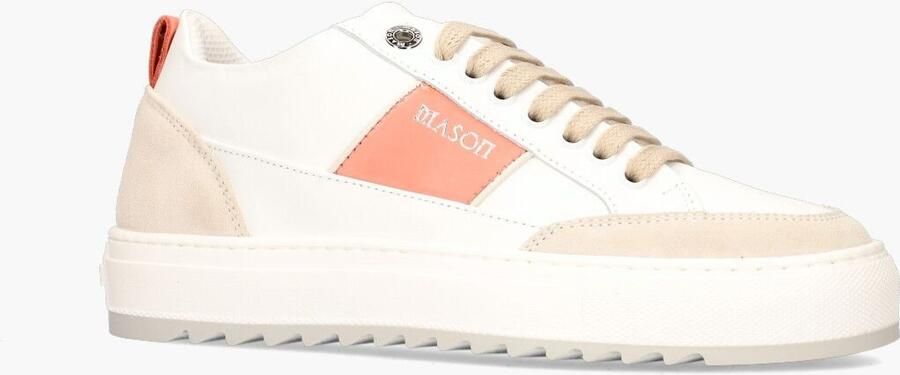 Mason Garments Tia sneaker van leer met suède details - Foto 3