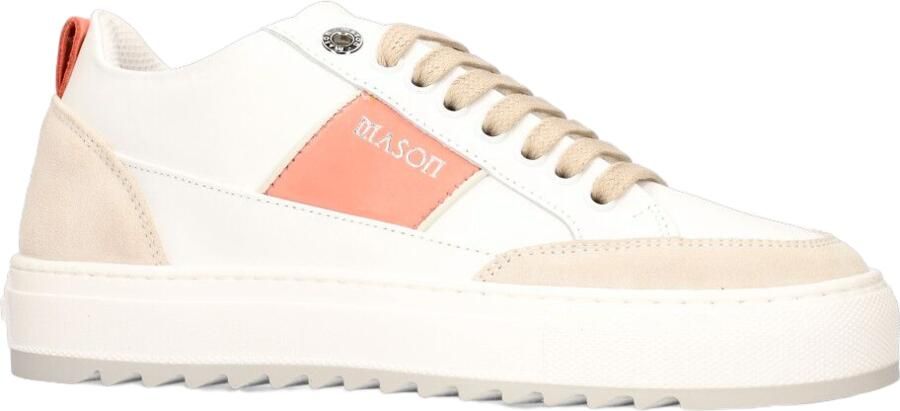 Mason Garments Tia sneaker van leer met suède details - Foto 3