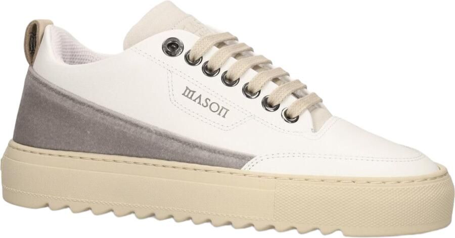 Mason Garments Schoenen Grijs Torino velluto sneakers grijs - Foto 4
