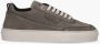 Mason Garments Grijze leren sneaker met zilveren details Green Heren - Thumbnail 1